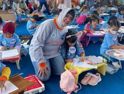 Gelar Lomba Menggambar dan Melipat Kertas, Upaya Bunda PAUD Makassar Tingkatkan Kreatifitas Anak Usia Dini