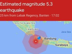 Banten Diguncang Gempa 5,5 SR, BMKG: Tidak Berpotensi Tsunami