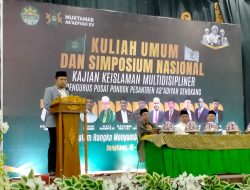 Gelar Kuliah Umum dan Kajian Islam, Panitia Muktamar Hadirkan Stafsus Menag RI