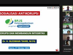 Gandeng IPAK Sulawesi Selatan, BPJAMSOSTEK Sulama Lakukan Kampanye Anti Korupsi