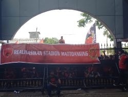 Ribuan The Maczman Indonesia Gelar Unjuk Rasa, Tuntut Kejelasan Pembangunan Stadion Mattoanging