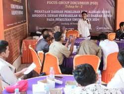 Penataan Dapil dan Alokasi Kursi DPRD, KPU Enrekang Gelar FGD Bersama Parpol