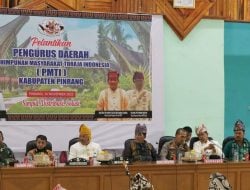 Irwan Hamid Hadiri Pelantikan Pengurus PMTI Pinrang