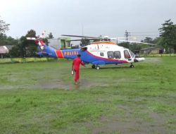 Akibat Cuaca Ekstrem, Helikopter Kapolda Sulsel Mendarat Darurat di Pakatto Gowa