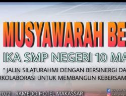 IKA SMPN 10 Makassar Cari Figur Ketua