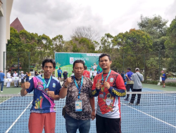 Tenis Lapangan Tambah Medali PWI Sulsel di Porwanas