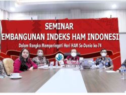 Kakanwil Kemenkumham Sumsel Ikuti Seminar Pembangunan Indeks HAM Indonesia