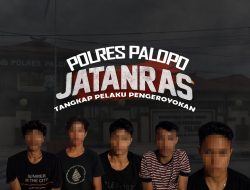 Reskrim Palopo Tangkap Lima Pemuda Pelaku Pengeroyokan