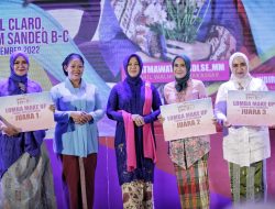 Hari Ibu 2022, DWP Balitbangda Makassar Sabet Juara I Lomba Tata Rias Wajah