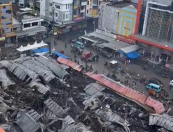 Pasar Sentral Makassar Terbakar: Tiga Orang Diperiksa Polisi, Kerugian Rp70 Miliar