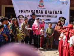 Kunjungi Longwis Ipoh, Wawali Makassar Bawa Bantuan Ke Warga Barang Lompo