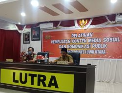 Undang Diskominfo, Polres Lutra Gelar Pelatihan Konten Media Sosial dan Komunikasi Publik