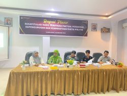 Verfak Perbaikan, Tiga Parpol Non Parlemen di Pangkep Status TMS
