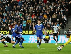 Newcastle United Vs Leicester : Skor 2-0