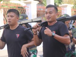 Tingkatkan Sinergitas TNI-Polri, Puluhan Personel Brimob Bone Hadir di Lapngan Merdeka