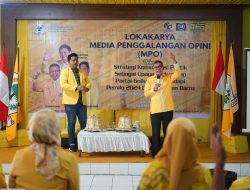 Lokarkarya MPO Golkar Barru, Taufan Pawe Minta Kader Menangkan Airlanga Presiden