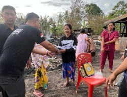 Club KIDC Sidrap Ikut Bantu Korban Kebakaran di Desa Kalosi Alau