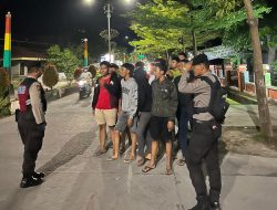 Antisipasi Balap Liar, Polres Sidrap Terjunkan 33 Personel Lakukan Pengamanan