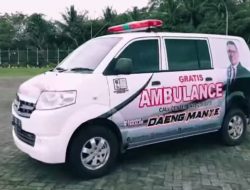 Layanan Kesehatan, Mohammad Firdaus Sediakan Ambulance Gratis Bagi Masyarakat Takalar