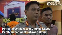 Polrestabes Makassar Ungkap Motif Pembunuhan Bocah 10 Tahun