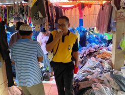 Jaga Kamtibmas, Kapolsek Panca Rijang Gelar Patroli di Pasar Tradisional