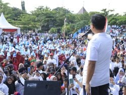 Ketua Apdesi Takalar Sumbang Hadiah Umroh, untuk peserta Jalan Santai HUT Takalar ke-63