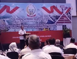Forum Konsultasi RPD, Gubernur Sulsel Pastikan RPJMD Periode 2018-2023 Berlanjut