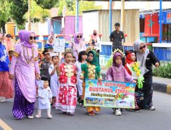Karnaval Budaya Tingkat TK/PAUD Meriahkan Meriahkan HUT Pinrang ke-63