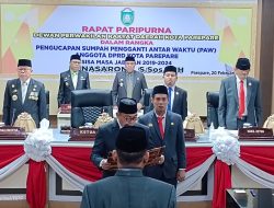 Nasarong Resmi Dilantik PAW Anggota DPRD, Wali Kota Parepare Pesankan Ini