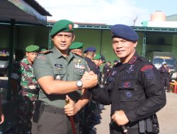 Antisipasi Cuaca Ekstrem, Brimob dan Kodim Bone Gelar Apel Sinergitas TNI-Polri