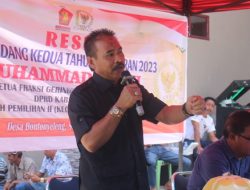 Legislator Fraksi Gerindra Ini Gelar Reses di Bontonyeleng