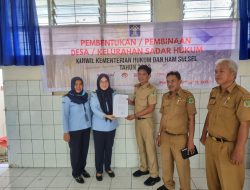 Kemenkumham Sulsel Diseminasi Pembentukan Desa dan Kelurahan Sadar Hukum di Pinrang