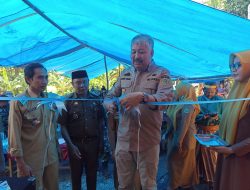 Bupati Pinrang Resmikan Poskesdes dan Posko PPKM di Buttu Sawe