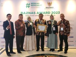 Bupati Bone Raih Baznas Award 2023 sebagai Pendukung Utama Pengelolaan Zakat
