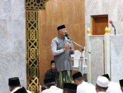 Malam ke-6 Ramadan, Bupati Pinrang Salat di Masjid Nuruttauhid Lalle