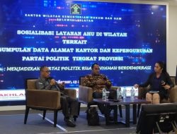 Kemenkumham Sulsel Bersama KPU dan Bawaslu Bahas Penguatan Peran Parpol di Makassar