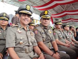 Wabup Selayar Ikuti Upacara HUT Satpol PP ke-73 dan Satlinmas Tingkat Nasional di Makassar