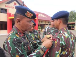 Enam Bintara Remaja Disambut Acara Tradisi Penerimaan di Mako Batalyon C Pelopor