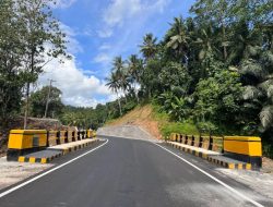 Proyek Perbaikan Jalan Alternatif Pinrang-Enrekang Rampung