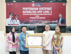 Pemkot Makassar Raih Sertifikat Kapabilitas APIP Level 3, Begini Harapan Danny Pomanto