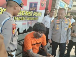 Pria Bertatto Pelaku Penganiaya Pemudik di Makassar Ditembak Polisi