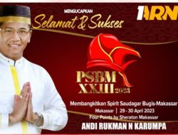 Andi Rukman N Karumpa Minta Calon Pemimpin Berbagi Gagasan Membangun Sulsel di PSBM XXIII