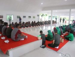 Tingkatkan Sinergitas, TNI-Polri di Sidrap Gelar Makan Bersama