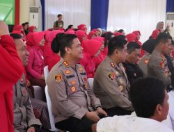 Kapolres dan Ketua Yayasan Kemala Bhayangkari Cabang Gowa Hadiri HUT YKB ke-43