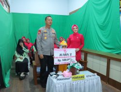 Kapolres dan Ketua Bhayangkari Pinrang Hadiri Perayaan HUT YKB ke-43 secara Virtual