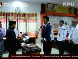 KPU Selayar Lantik PAW Anggota PPS Desa Bontojati
