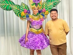 Nasional Kostum Putri Indonesia Sulsel Dirancang Seniman Muda Ario Burnama