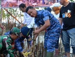 Lanud Sultan Hasanuddin Tanam 4000 Bibit Mangrove