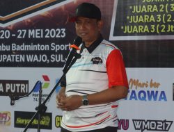 Buka Turnamen WMO Badminton Open 2023, Amran Mahmud Harap Jadi Ajang Pembinaan Atlit