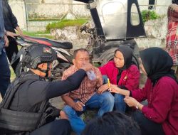 Bantu Korban Laka Lantas, Danyon Ichsan: Itu Salah Satu Tugas Patroli Kamandahan